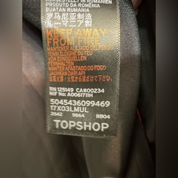 NWT Topshop Jacquard Floral Kimono Jacket Size US 10 - Picture 7 of 7